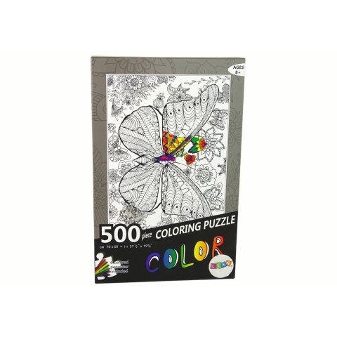 Puzzle Lean Do Kolorowania 500 Elementów Motyl 500 el. (14152) Puzzle Lean Do Kolorowania 500 Elementów Motyl 500 el. (14152)