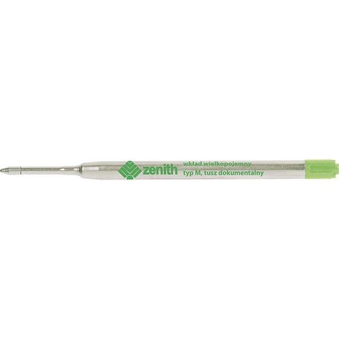 Wkład do długopisu Zenith, zielone 0,8mm Wkład do długopisu Zenith, zielone 0,8mm