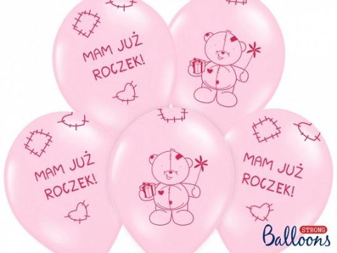 Balon gumowy Partydeco gumowy różowy mam już roczek 30 cm/6 sztuk różowy 300mm (SB14P-221-081J-6) Balon gumowy Partydeco gumowy różowy mam już roczek 30 cm/6 sztuk różowy 300mm (SB14P-221-081J-6)
