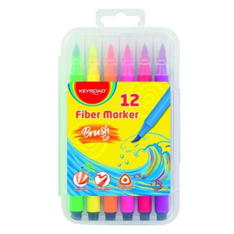 Flamaster Keyroad trójkątne zakończone pędzlem (KR972523) Flamaster Keyroad trójkątne zakończone pędzlem (KR972523)