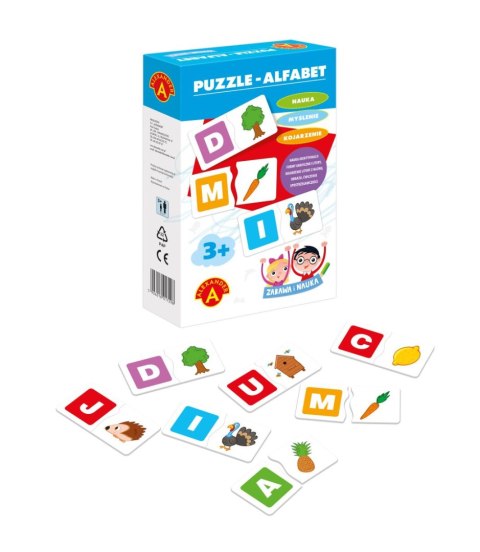 Gra edukacyjna Alexander Zabawa i nauka. Puzzle - Alfabet Gra edukacyjna Alexander Zabawa i nauka. Puzzle - Alfabet