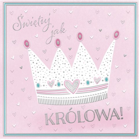 Kartka składana Henry KARNET KW TŁ KRÓLOWA kw (5907465666008) Kartka składana Henry KARNET KW TŁ KRÓLOWA kw (5907465666008)