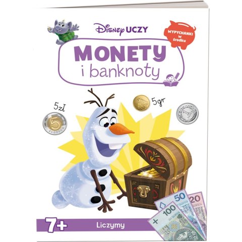 Książka dla dzieci Ameet Disney Uczy. Kraina lodu. Monety i banknoty Książka dla dzieci Ameet Disney Uczy. Kraina lodu. Monety i banknoty