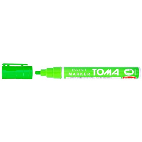 Marker olejowy Toma JASNO ZIELONY, zielony jasny 2,5mm okrągła końcówka (to-40) Marker olejowy Toma JASNO ZIELONY, zielony jasny 2,5mm okrągła końcówka (to-40)