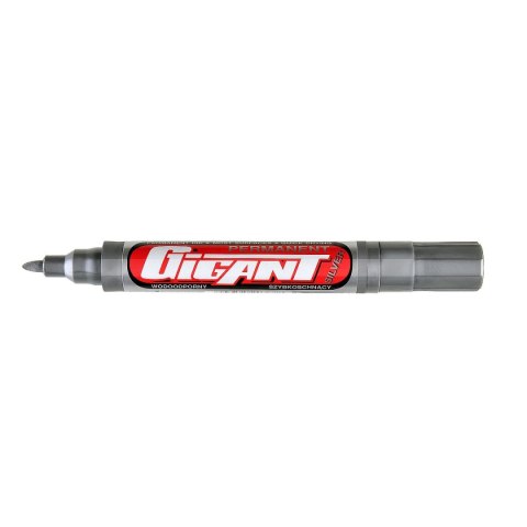 Marker permanentny Kamet Gigant wodoodporny, srebrny 1,5-3,00mm okrągła końcówka (K-5111) Marker permanentny Kamet Gigant wodoodporny, srebrny 1,5-3,00mm okrągła końcówka (K-5111)