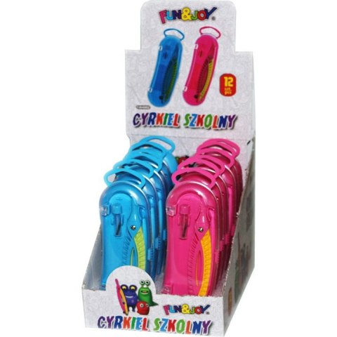 Cyrkiel pojedynczy 2-elementowy kolorowy mix 2 kolorów w displeju Cyrkiel pojedynczy 2-elementowy kolorowy mix 2 kolorów w displeju