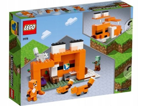 Klocki konstrukcyjne Lego Minecraft siedlisko lisów (21178) Klocki konstrukcyjne Lego Minecraft siedlisko lisów (21178)
