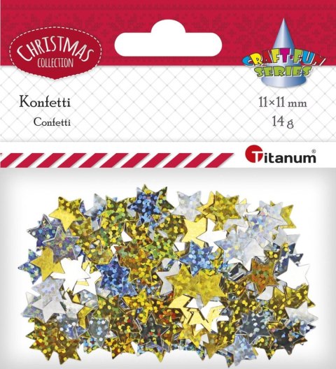 Konfetti Titanum Craft-Fun Series gwiazdki Konfetti Titanum Craft-Fun Series gwiazdki