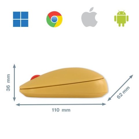 Mysz Leitz Cosy żółty (65310019)