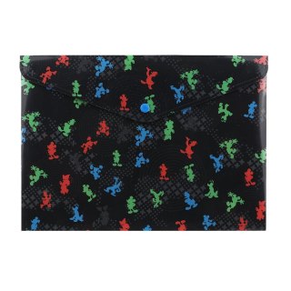 Teczka plastikowa na zatrzask Mickey Mouse A4 mix Patio (15916PTR)