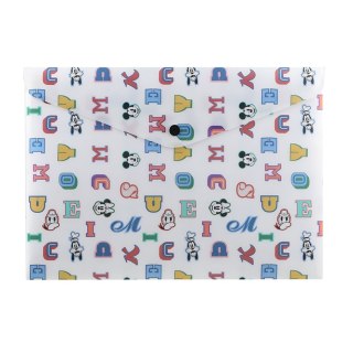 Teczka plastikowa na zatrzask Mickey Mouse A4 mix Patio (15916PTR)