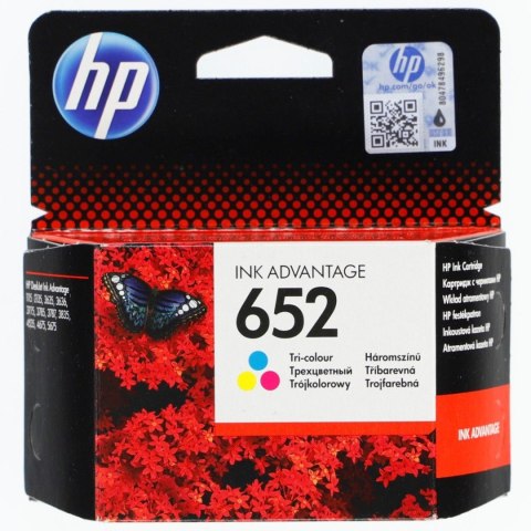Tusz (cartridge) oryginalny Hp DeskJet Ink Advantage HP 652 652 CMY (F6V24AE) Tusz (cartridge) oryginalny Hp DeskJet Ink Advantage HP 652 652 CMY (F6V24AE)