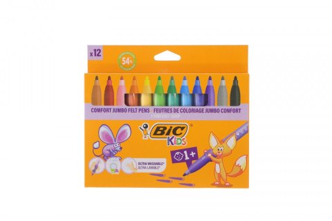 Flamaster Bic Kids 12 KOL COMFORT GRIP JUMBO 3270220010739 12 kol. (517250) Flamaster Bic Kids 12 KOL COMFORT GRIP JUMBO 3270220010739 12 kol. (517250)