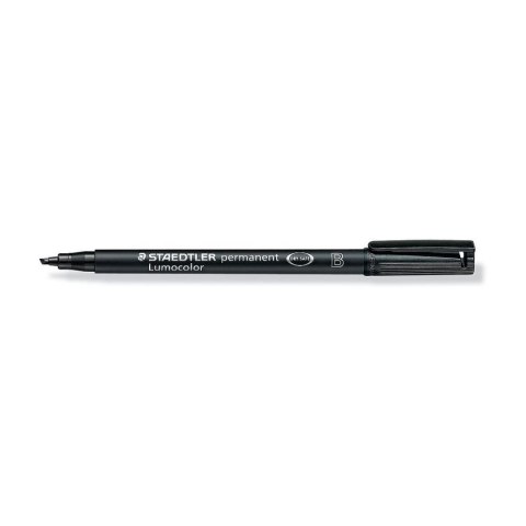 Foliopis Staedtler lumocolor, czarny 1,0-2,5mm (S 314-9) Foliopis Staedtler lumocolor, czarny 1,0-2,5mm (S 314-9)