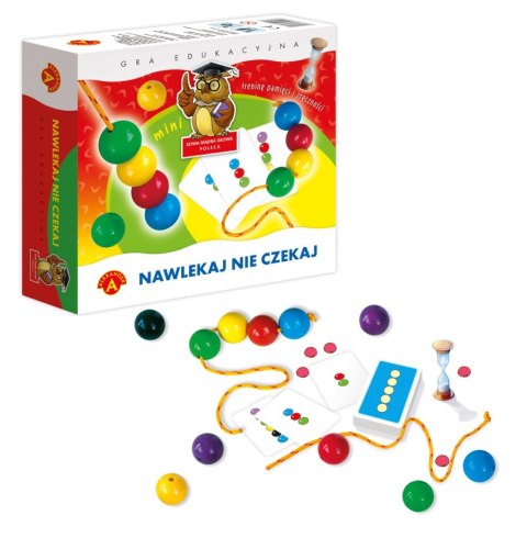 Gra logiczna Alexander nawlekaj nie czekaj mini Domino (5906018004137) Gra logiczna Alexander nawlekaj nie czekaj mini Domino (5906018004137)
