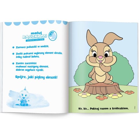 Książka dla dzieci Ameet Disney Maluch. Maluj Rączkami Książka dla dzieci Ameet Disney Maluch. Maluj Rączkami