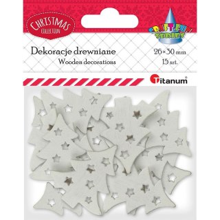 Ozdoba drewniana Titanum Craft-Fun Series choinki (MTCR-WDC823)