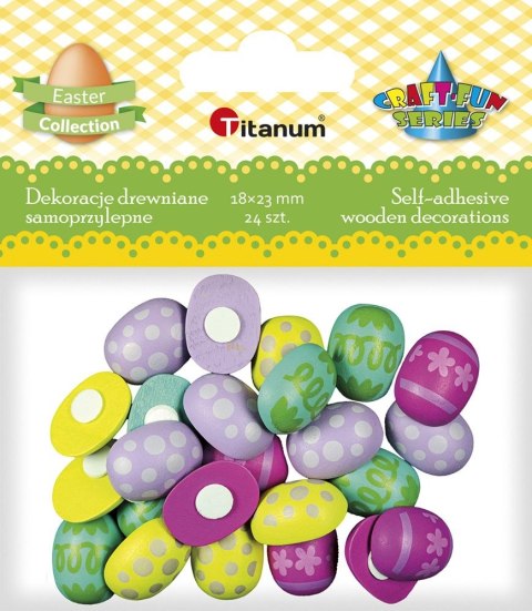 Ozdoba drewniana Titanum Craft-Fun Series pisanki (179443X) Ozdoba drewniana Titanum Craft-Fun Series pisanki (179443X)