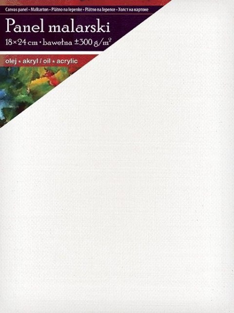 Panel bawełniany malarski Titanum 180x240 mm 300gr Panel bawełniany malarski Titanum 180x240 mm 300gr