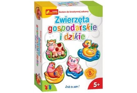 Zestaw kreatywny Ranok Creative PRACA Z GIPSEM ZWIERZĘTA GOSPODARSKIE I DZIKIE (03194) Zestaw kreatywny Ranok Creative PRACA Z GIPSEM ZWIERZĘTA GOSPODARSKIE I DZIKIE (03194)