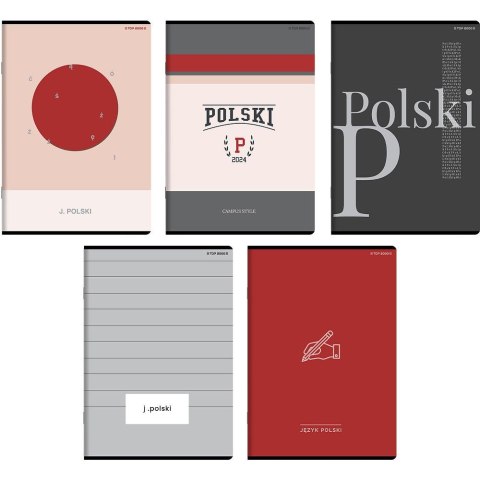 Zeszyt Top 2000 język polski A5 60k. 70g linia (400181766) Zeszyt Top 2000 język polski A5 60k. 70g linia (400181766)