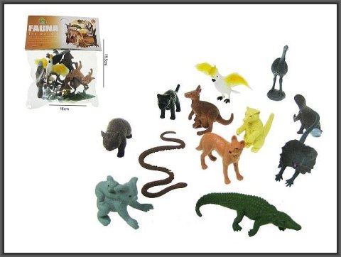 Figurka Hipo Zwierzęta dzikie Australia 6-8cm 12sztuk (HHZ18) Figurka Hipo Zwierzęta dzikie Australia 6-8cm 12sztuk (HHZ18)