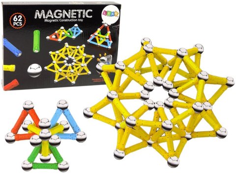 Klocki magnetyczne Lean 62 Elementy (14738) Klocki magnetyczne Lean 62 Elementy (14738)