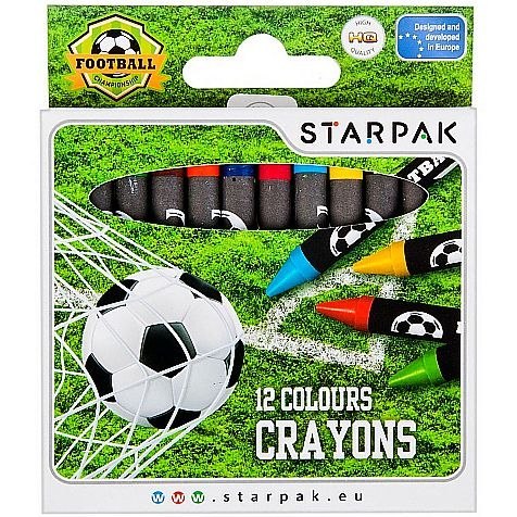Kredki świecowe Starpak Football 12 kol. (274534) Kredki świecowe Starpak Football 12 kol. (274534)