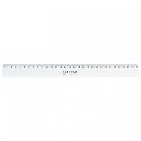 Linijka plastikowa Starpak 30cm (472867)