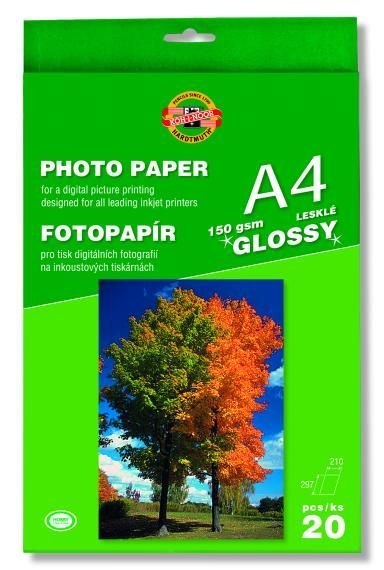 Papier foto Koh-I-Noor Gloss A4 150g Papier foto Koh-I-Noor Gloss A4 150g