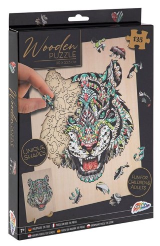 Puzzle Grafix drewniane tygrys 130 el. (400062)
