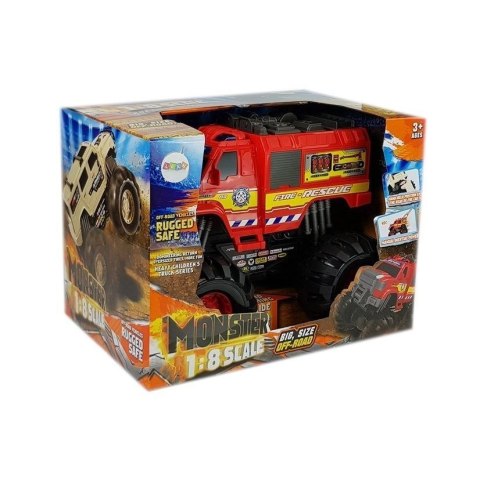Samochód strażacki Lean Straż pożarna monster 1:8 zdalnie sterowana (6874) Samochód strażacki Lean Straż pożarna monster 1:8 zdalnie sterowana (6874)