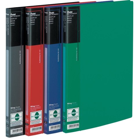 Teczka ofertowa Pentel Wing A4 kolor: niebieski 20 kieszeni Teczka ofertowa Pentel Wing A4 kolor: niebieski 20 kieszeni