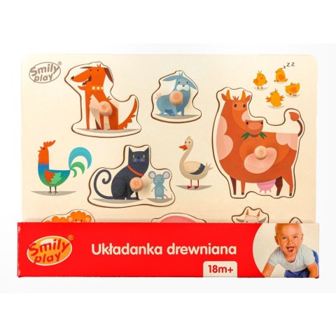 Układanka Anek drewniana zwierzęta domowe (SPW83804) Układanka Anek drewniana zwierzęta domowe (SPW83804)