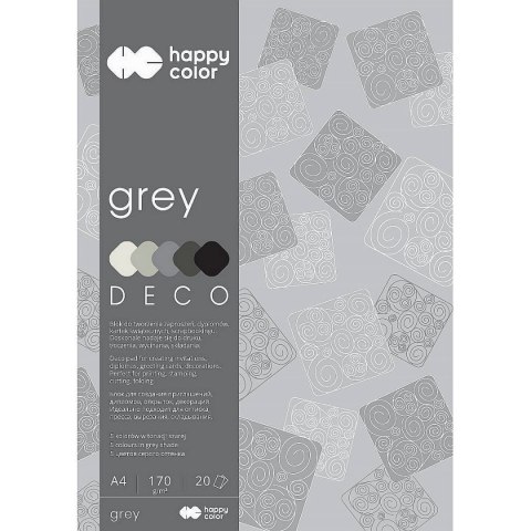 Zeszyt papierów kolorowych Happy Color A4 170g 20k (HA 3717 2030-082) Zeszyt papierów kolorowych Happy Color A4 170g 20k (HA 3717 2030-082)