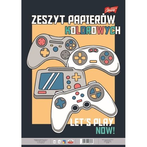 Zeszyt papierów kolorowych Unipap Zeszyt papierów kolorowych Unipap
