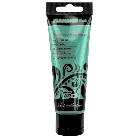 Farba akrylowa Flamingo Line Perłowy kolor: zielony 75ml (119) Farba akrylowa Flamingo Line Perłowy kolor: zielony 75ml (119)