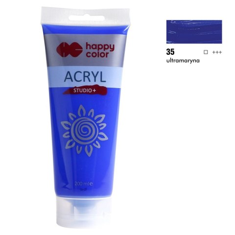 Farba akrylowa Happy Color kolor: Ultramaryna perłowa 200ml (HA 7370 0200-35) Farba akrylowa Happy Color kolor: Ultramaryna perłowa 200ml (HA 7370 0200-35)