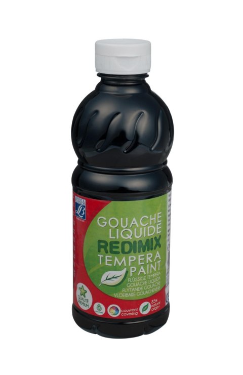 Farba tempera Lefranc&Bourgeois REDIMIX kolor: czarny 500ml 1 kolor. (188017) Farba tempera Lefranc&Bourgeois REDIMIX kolor: czarny 500ml 1 kolor. (188017)