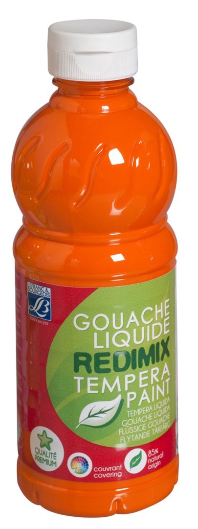 Farba tempera Lefranc&Bourgeois kolor: pomarańczowy 500ml 1 kolor. (188003) Farba tempera Lefranc&Bourgeois kolor: pomarańczowy 500ml 1 kolor. (188003)