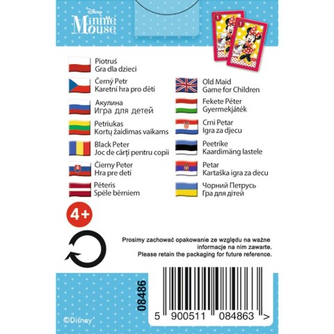 Karty Trefl Disney Piotruś - Minnie 25 sztuk Karty Trefl Disney Piotruś - Minnie 25 sztuk