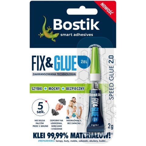 Klej w tubie BOSTIK 2g Klej w tubie BOSTIK 2g