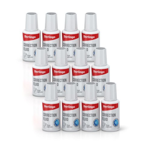 Korektor w płynie (z pędzelkiem) Berlingo 20ml (255110)
