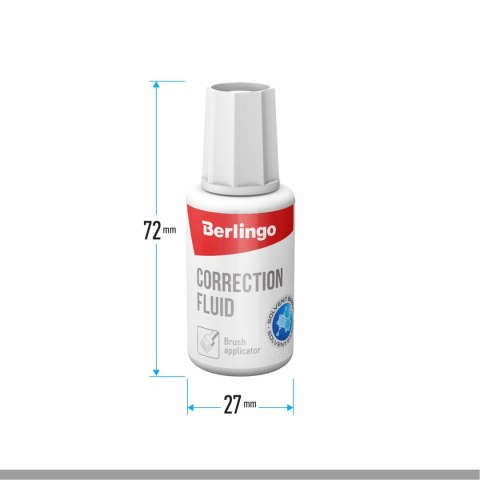 Korektor w płynie (z pędzelkiem) Berlingo 20ml (255110)