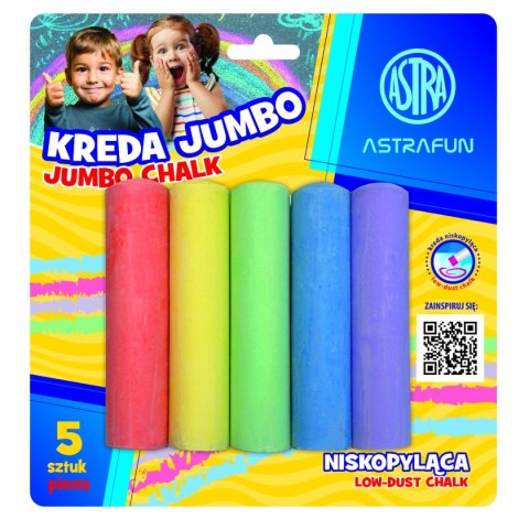 Kreda Astra Fun Jumbo kolor: mix 5 szt (330022003) Kreda Astra Fun Jumbo kolor: mix 5 szt (330022003)