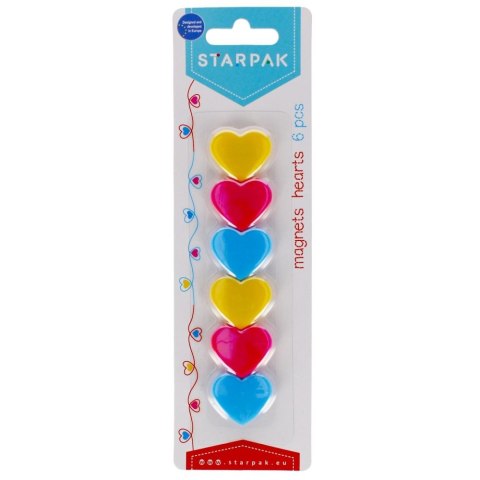 Magnes Starpak mix śr. 30mm (481540) 6 sztuk Magnes Starpak mix śr. 30mm (481540) 6 sztuk