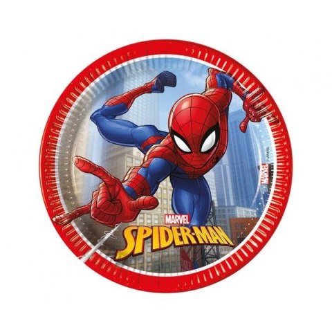 Talerz jednorazowy Godan Spiderman śr. 200mm 8 szt (94054) Talerz jednorazowy Godan Spiderman śr. 200mm 8 szt (94054)