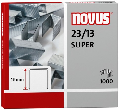 Zszywki 23/13 Novus 1000 szt Zszywki 23/13 Novus 1000 szt