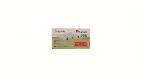 Zszywki 24/8 Titanum 24/8 500szt 500 szt Zszywki 24/8 Titanum 24/8 500szt 500 szt