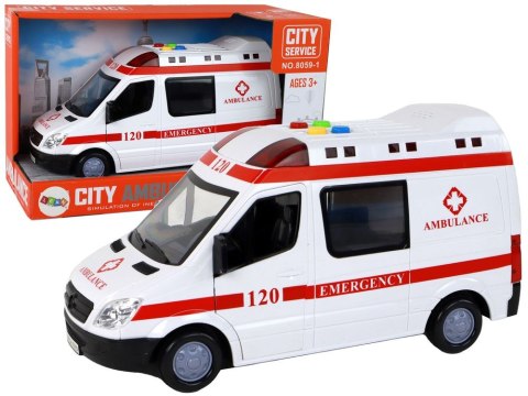 Ambulans Lean Napęd Frykcyjny Dźwięki Światło (15495) Ambulans Lean Napęd Frykcyjny Dźwięki Światło (15495)